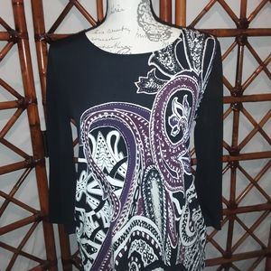 CHICO'S PAISLEY BLOUSE